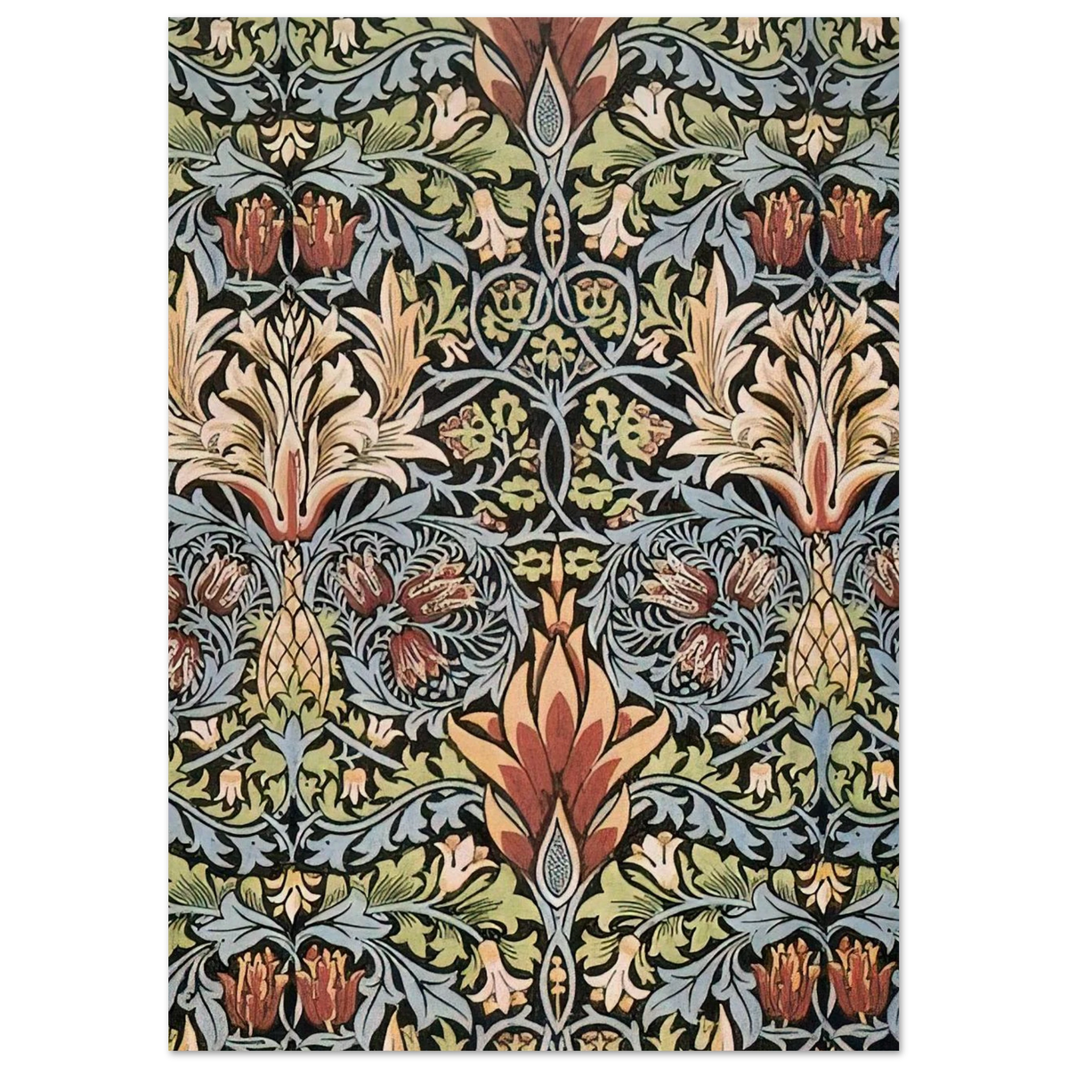 SNAKESHEAD PRINTED TEXTILE 1876 Poster | William Morris Poster | William Morris Print