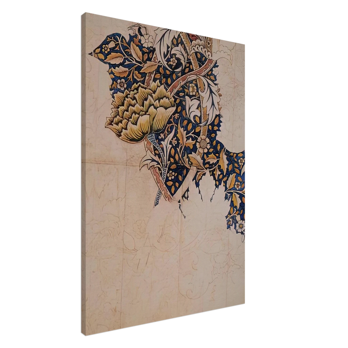 DESIGN FOR WINDRUSH PRINTED TEXTILE 1883 Canvas | William Morris Canvas | William Morris Print