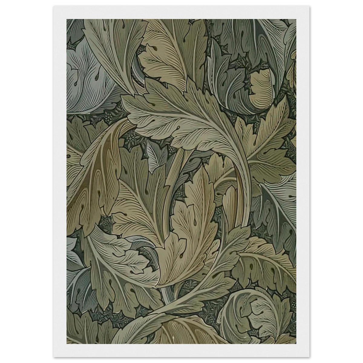 ACANTHUS WALLPAPER 1875 Framed Poster | William Morris Framed Prints Wall Art | William Morris Print