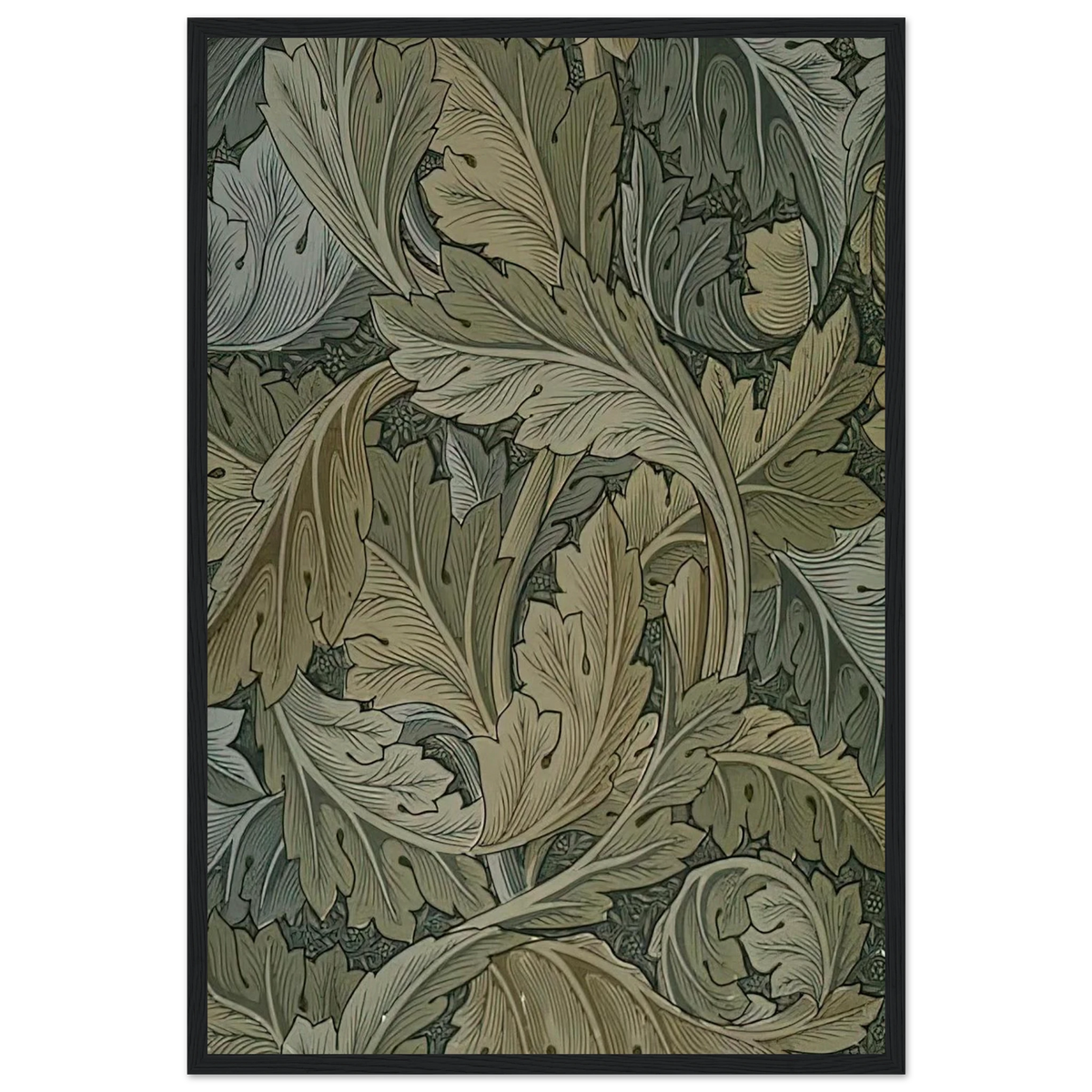 ACANTHUS WALLPAPER 1875 Framed Poster | William Morris Framed Prints Wall Art | William Morris Print