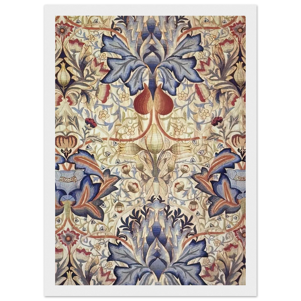 ACANTHUS EMBROIDERED PANEL 1890 Framed Poster | William Morris Framed Prints Wall Art | William Morris Print