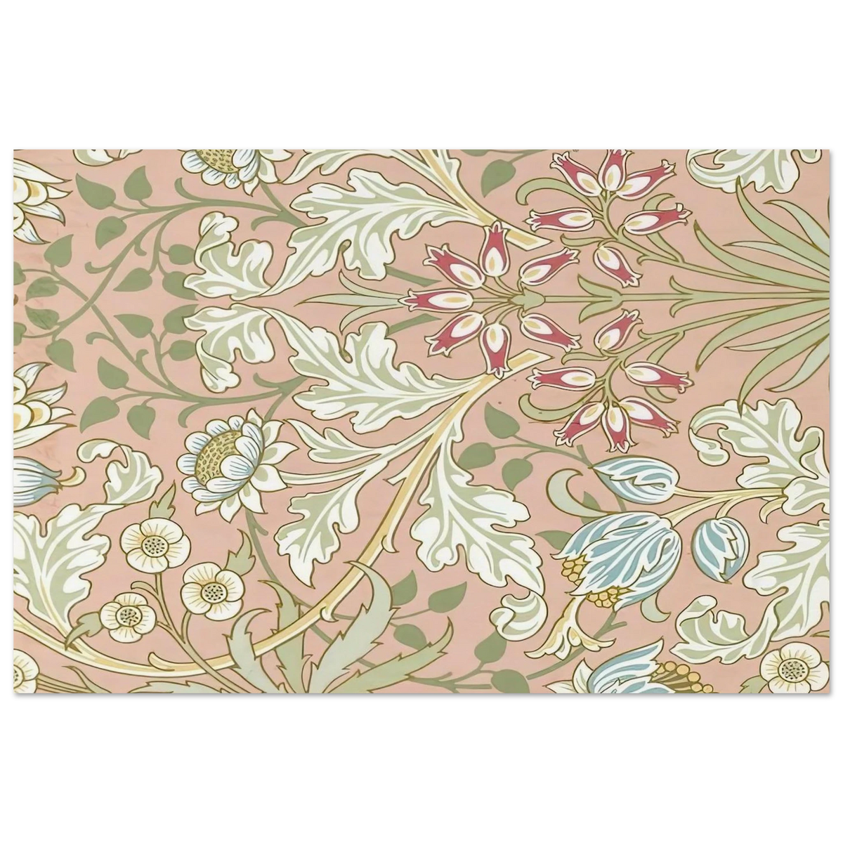 WALLPAPER HYACINTH PATTERN 480 1917 Poster | William Morris Poster | William Morris Print