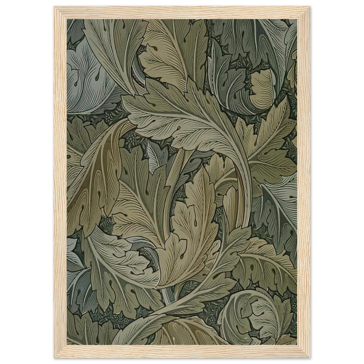 ACANTHUS WALLPAPER 1875 Framed Poster | William Morris Framed Prints Wall Art | William Morris Print