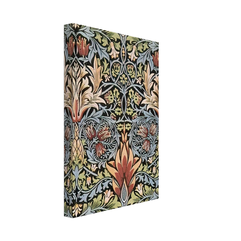 SNAKESHEAD PRINTED TEXTILE 1876 Canvas | William Morris Canvas | William Morris Print