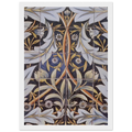 PANEL OF CERAMIC TILES DESIGNED BY MORRIS AND PRODUCED BY WILLIAM DE MORGAN 1876 Framed Poster | William Morris Framed Prints Wall Art | William Morris Print