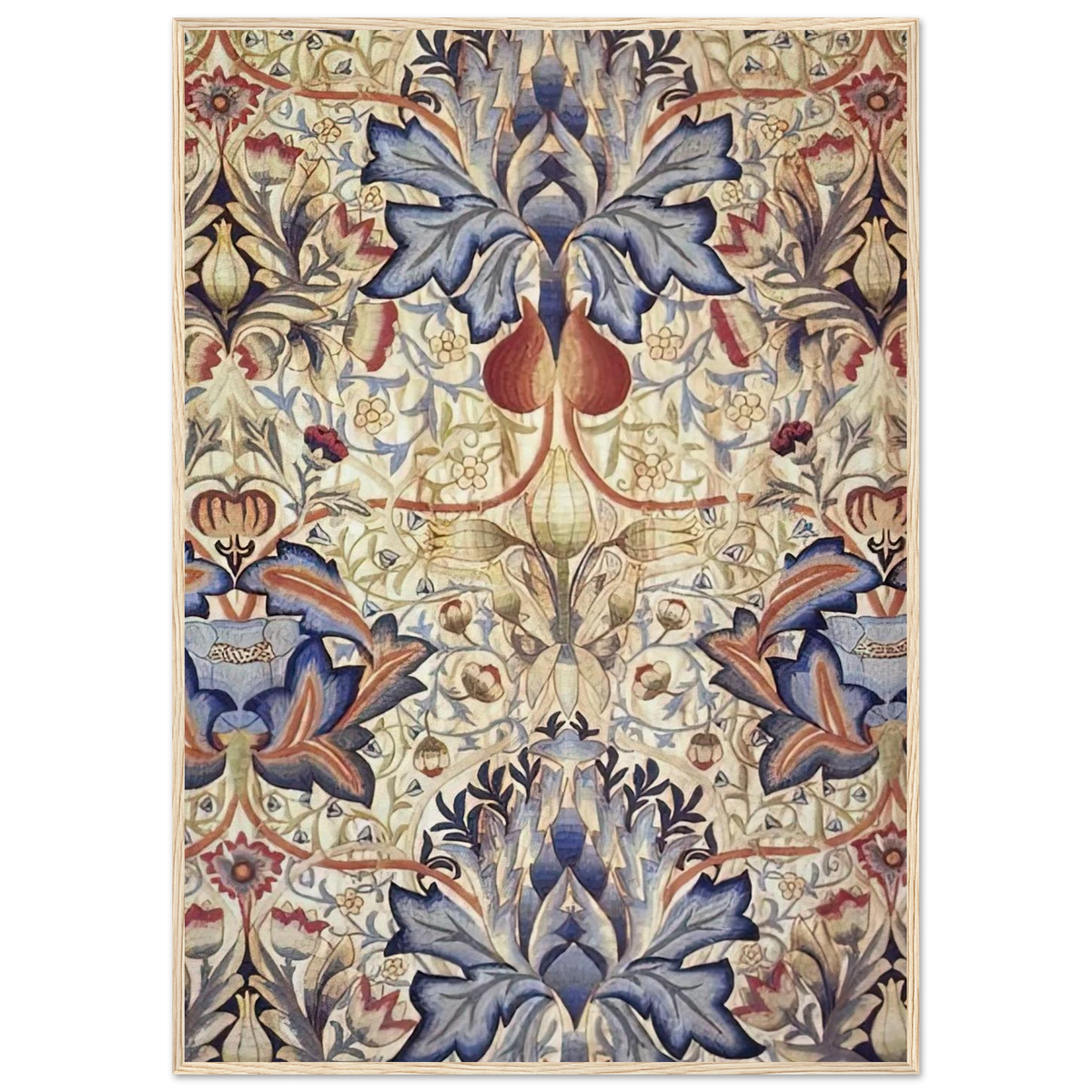 ACANTHUS EMBROIDERED PANEL 1890 Framed Poster | William Morris Framed Prints Wall Art | William Morris Print