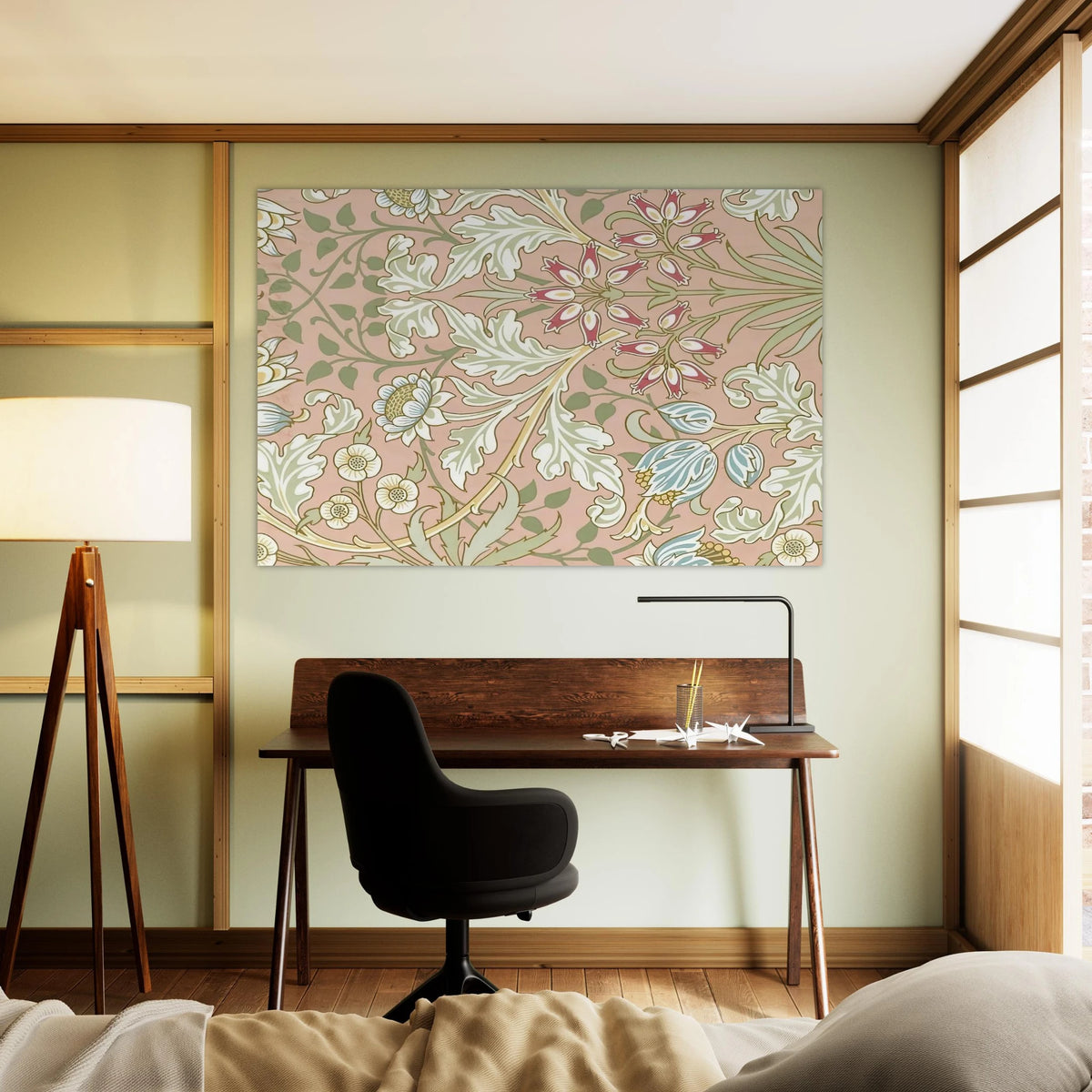 WALLPAPER HYACINTH PATTERN 480 1917 Poster | William Morris Poster | William Morris Print