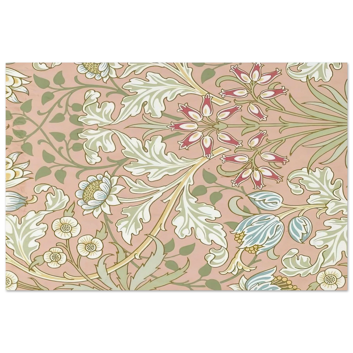 WALLPAPER HYACINTH PATTERN 480 1917 Poster | William Morris Poster | William Morris Print
