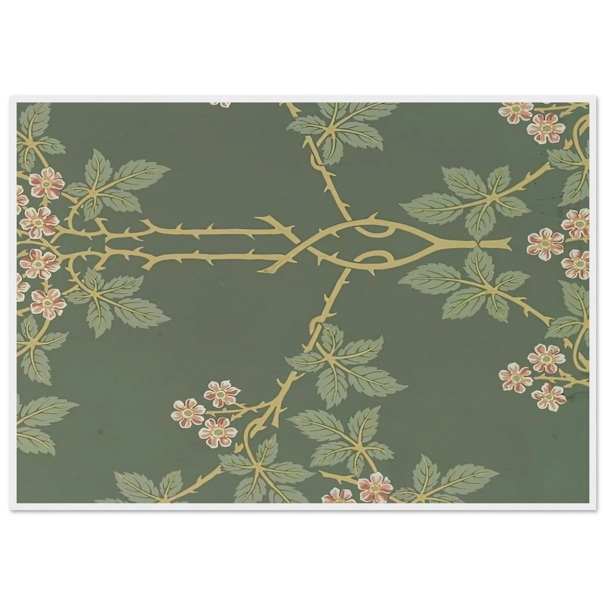 WALLPAPER BLACKBERRY PATTERN 388 1917 Framed Poster | William Morris Framed Prints Wall Art | William Morris Print