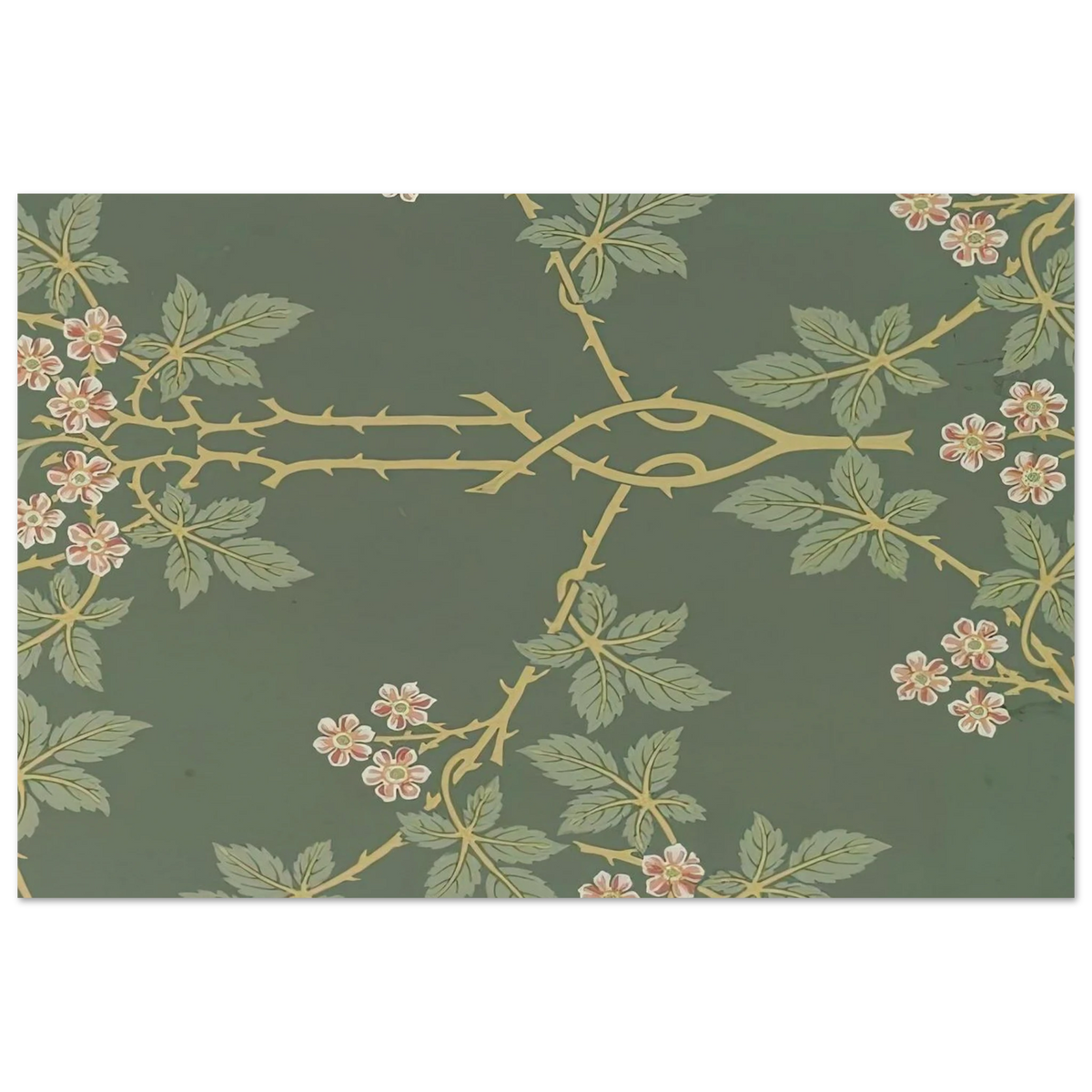 WALLPAPER BLACKBERRY PATTERN 388 1917 Poster | William Morris Poster | William Morris Print