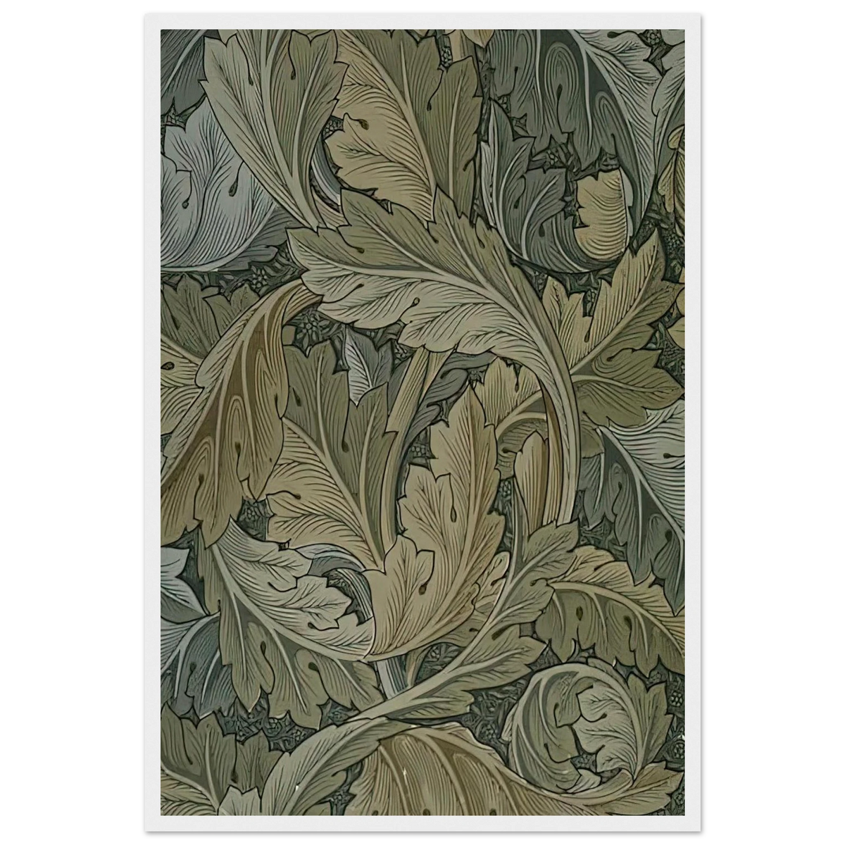 ACANTHUS WALLPAPER 1875 Framed Poster | William Morris Framed Prints Wall Art | William Morris Print