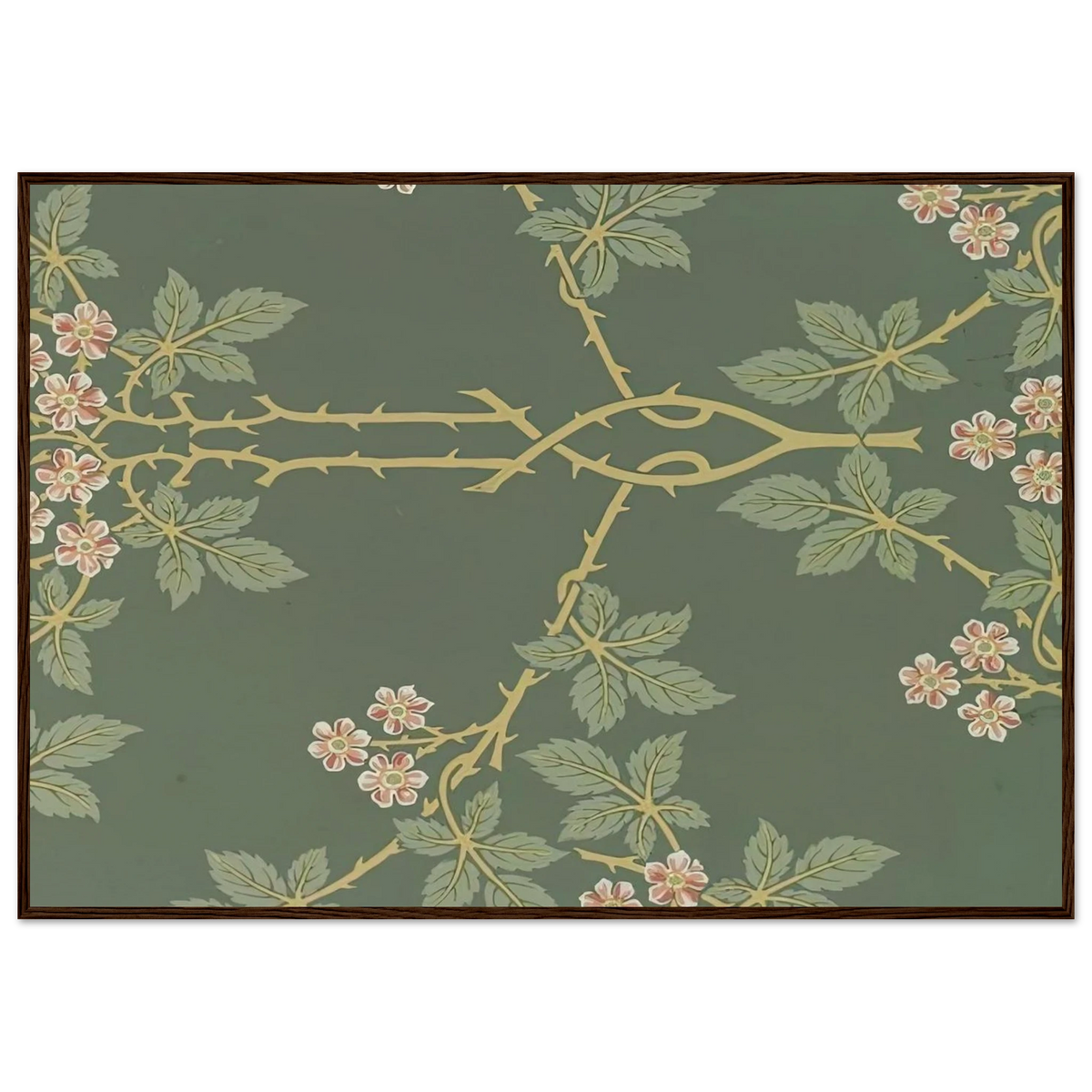 WALLPAPER BLACKBERRY PATTERN 388 1917 Framed Poster | William Morris Framed Prints Wall Art | William Morris Print