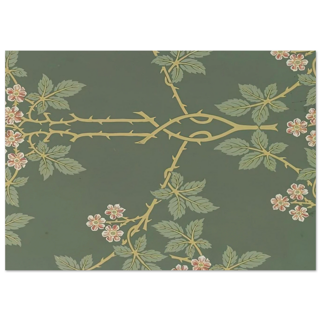 WALLPAPER BLACKBERRY PATTERN 388 1917 Poster | William Morris Poster | William Morris Print