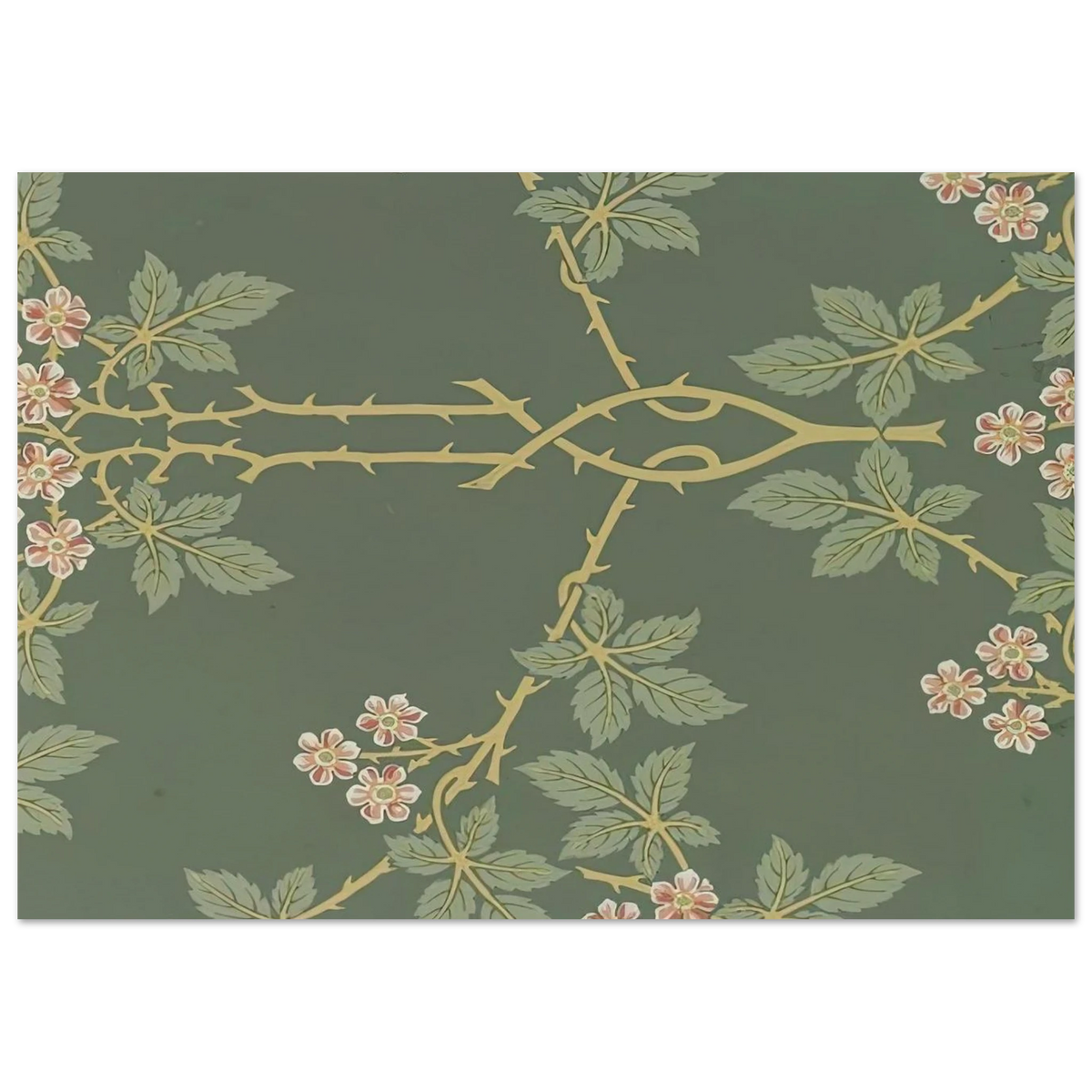 WALLPAPER BLACKBERRY PATTERN 388 1917 Poster | William Morris Poster | William Morris Print