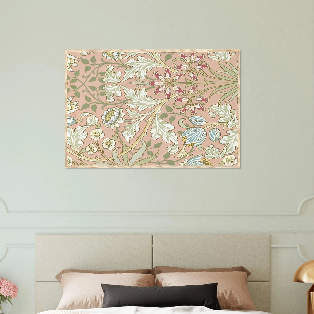 WALLPAPER HYACINTH PATTERN 480 1917 Framed Poster | William Morris Framed Prints Wall Art | William Morris Print