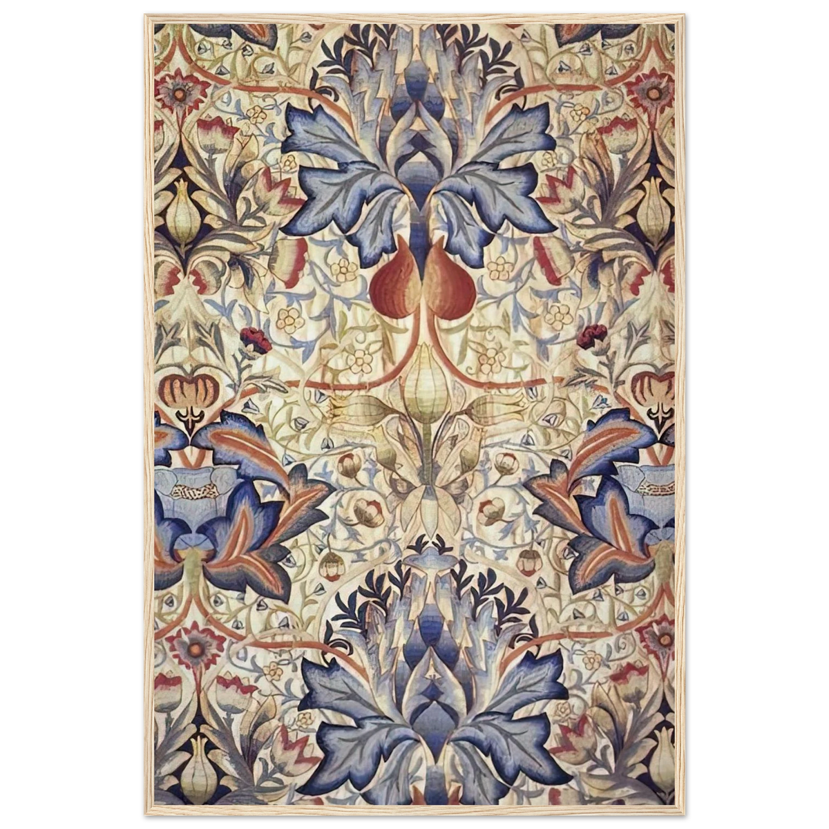 ACANTHUS EMBROIDERED PANEL 1890 Framed Poster | William Morris Framed Prints Wall Art | William Morris Print