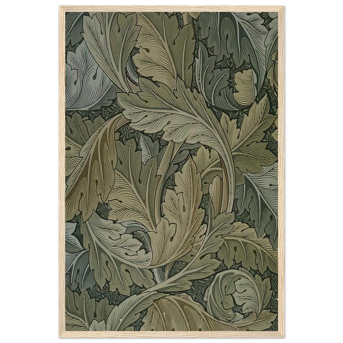 ACANTHUS WALLPAPER 1875 Framed Poster | William Morris Framed Prints Wall Art | William Morris Print