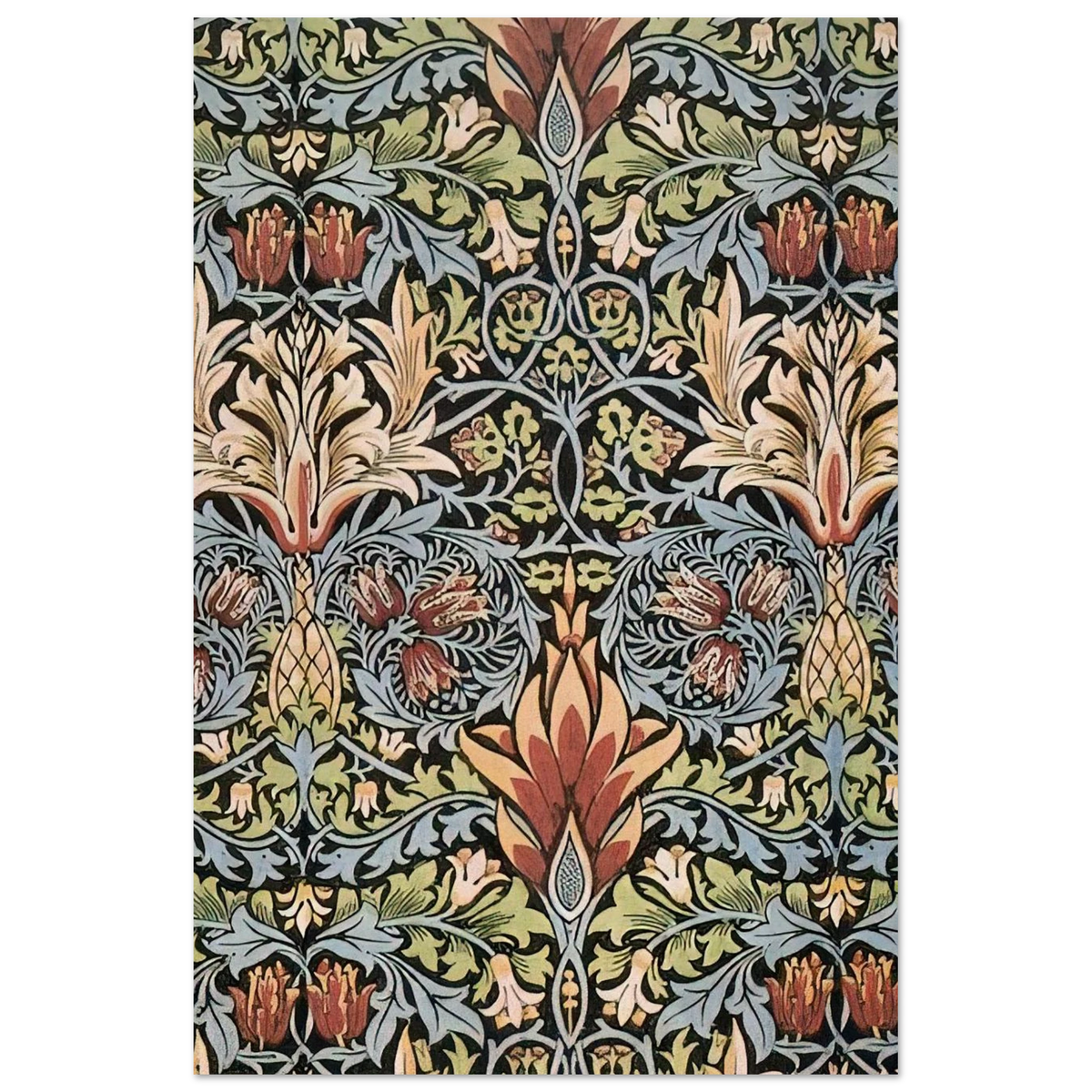 SNAKESHEAD PRINTED TEXTILE 1876 Poster | William Morris Poster | William Morris Print