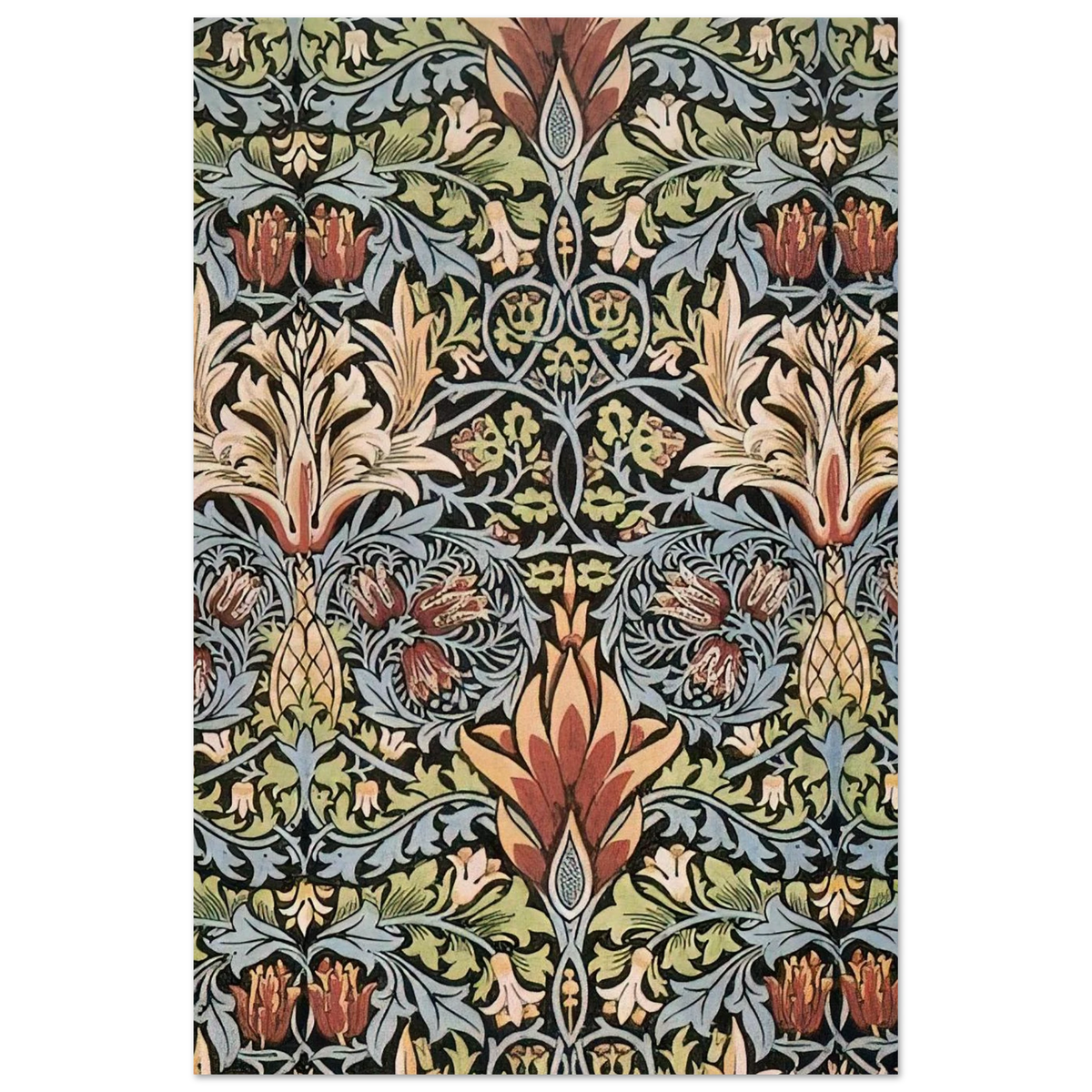 SNAKESHEAD PRINTED TEXTILE 1876 Poster | William Morris Poster | William Morris Print