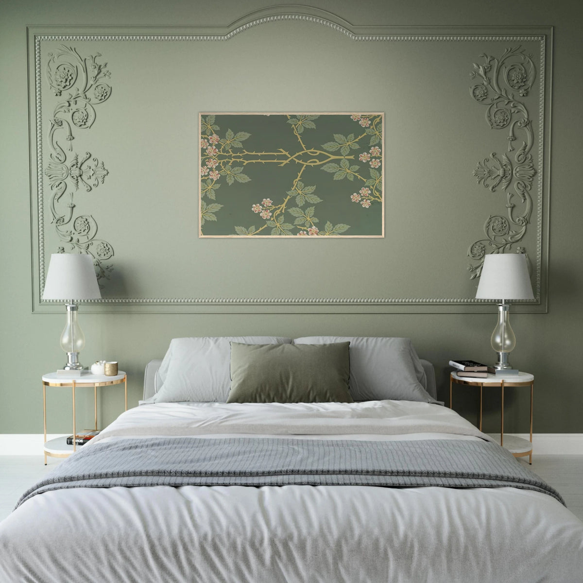 WALLPAPER BLACKBERRY PATTERN 388 1917 Framed Poster | William Morris Framed Prints Wall Art | William Morris Print