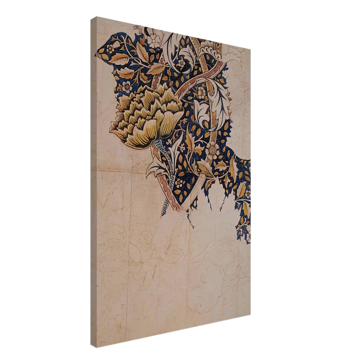 DESIGN FOR WINDRUSH PRINTED TEXTILE 1883 Canvas | William Morris Canvas | William Morris Print
