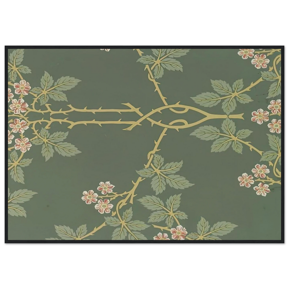 WALLPAPER BLACKBERRY PATTERN 388 1917 Framed Poster | William Morris Framed Prints Wall Art | William Morris Print