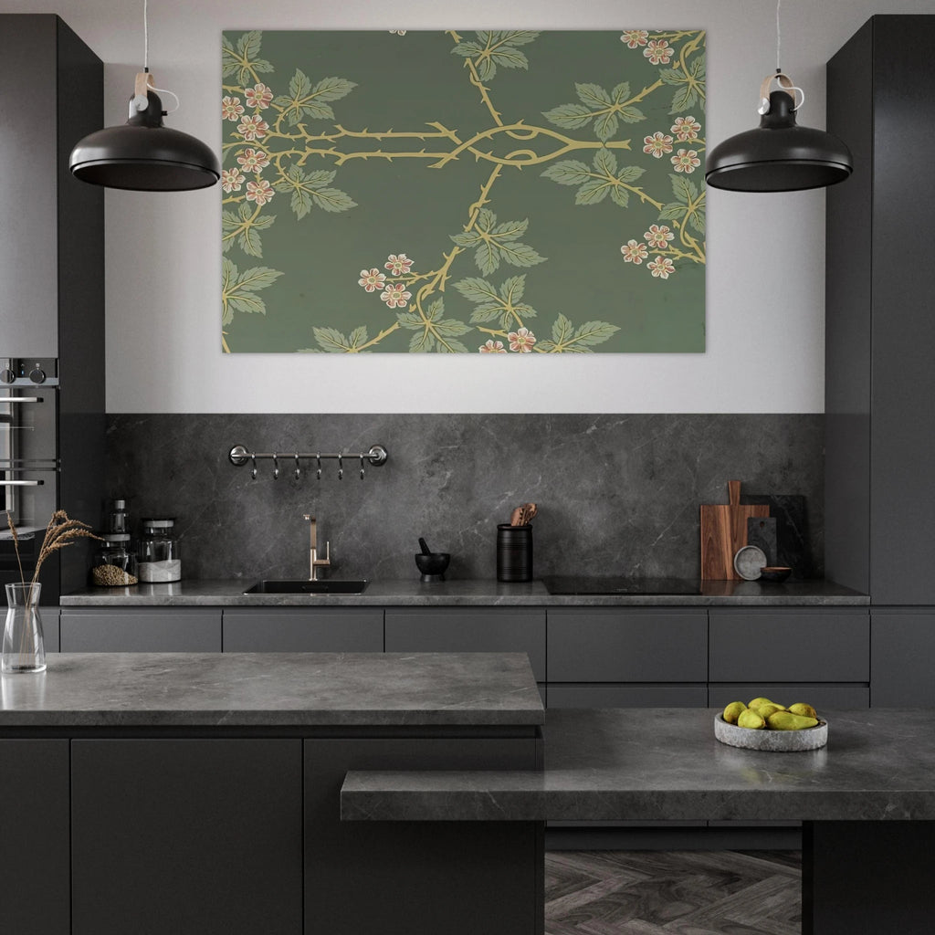 WALLPAPER BLACKBERRY PATTERN 388 1917 Poster | William Morris Poster | William Morris Print