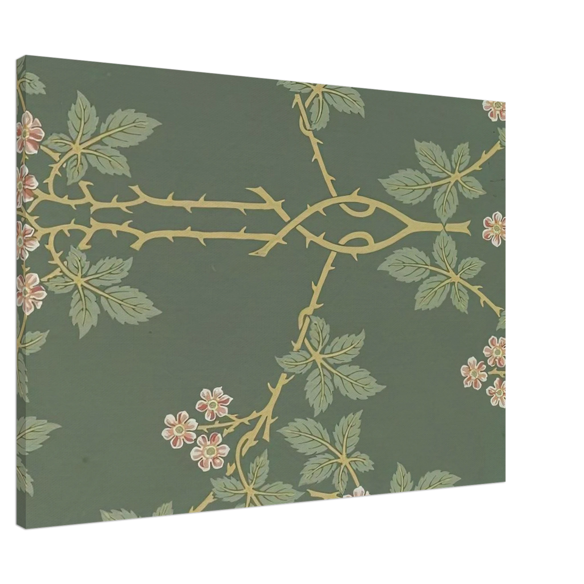 WALLPAPER BLACKBERRY PATTERN 388 1917 Canvas | William Morris Canvas | William Morris Print