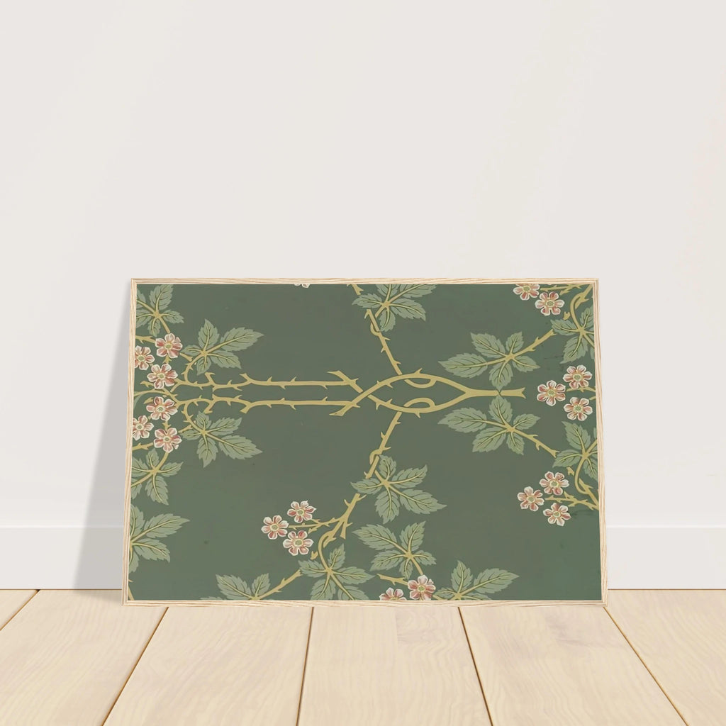 WALLPAPER BLACKBERRY PATTERN 388 1917 Framed Poster | William Morris Framed Prints Wall Art | William Morris Print