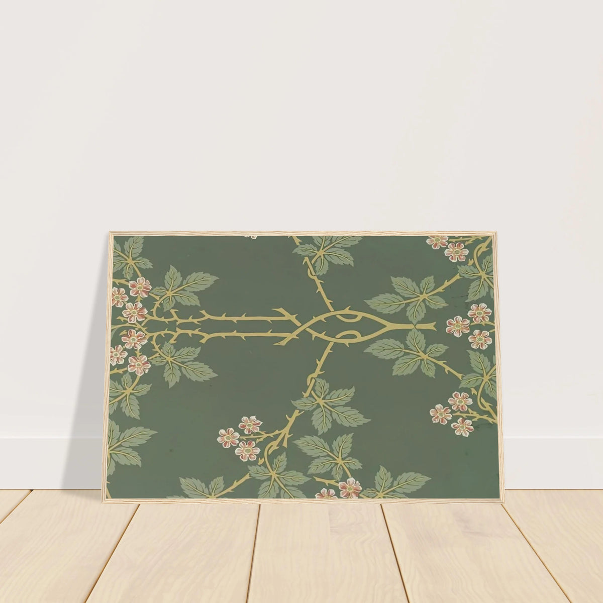 WALLPAPER BLACKBERRY PATTERN 388 1917 Framed Poster | William Morris Framed Prints Wall Art | William Morris Print