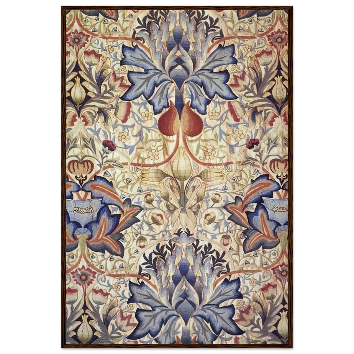 ACANTHUS EMBROIDERED PANEL 1890 Framed Poster | William Morris Framed Prints Wall Art | William Morris Print