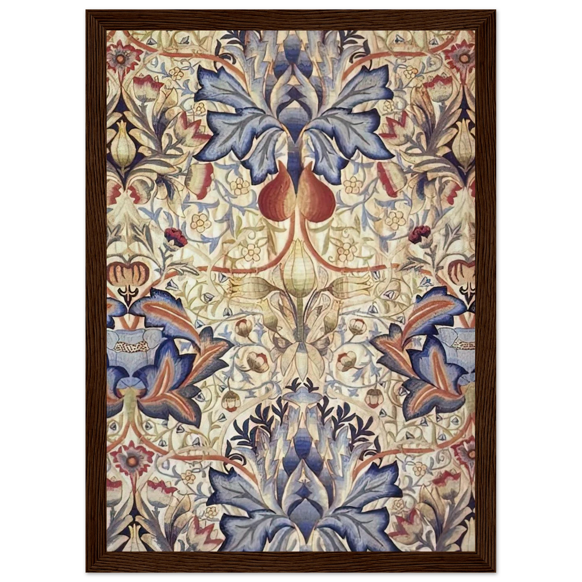 ACANTHUS EMBROIDERED PANEL 1890 Framed Poster | William Morris Framed Prints Wall Art | William Morris Print