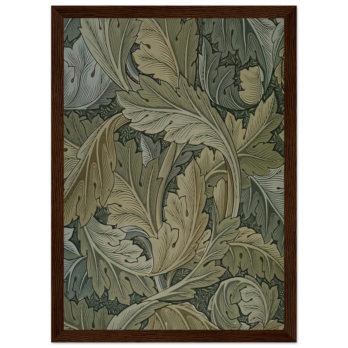 ACANTHUS WALLPAPER 1875 Framed Poster | William Morris Framed Prints Wall Art | William Morris Print