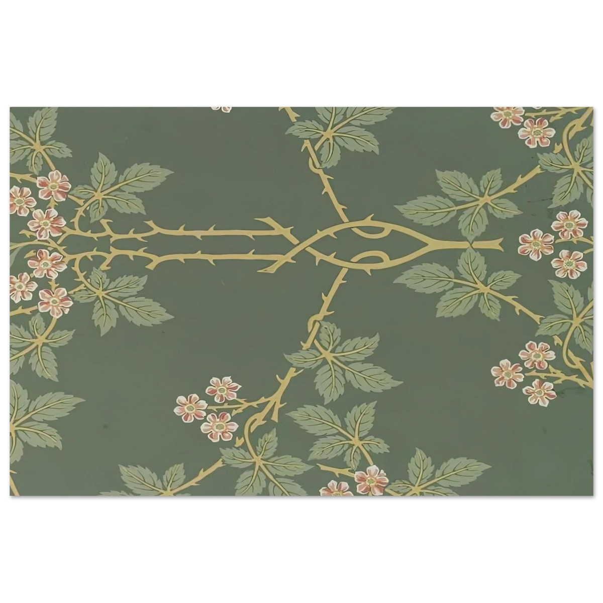 WALLPAPER BLACKBERRY PATTERN 388 1917 Poster | William Morris Poster | William Morris Print