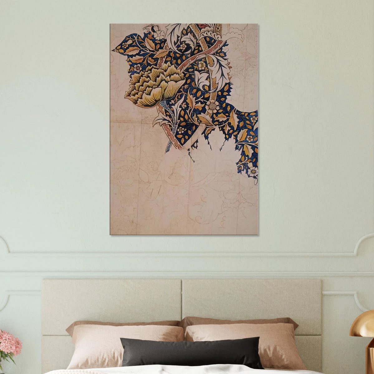 DESIGN FOR WINDRUSH PRINTED TEXTILE 1883 Canvas | William Morris Canvas | William Morris Print