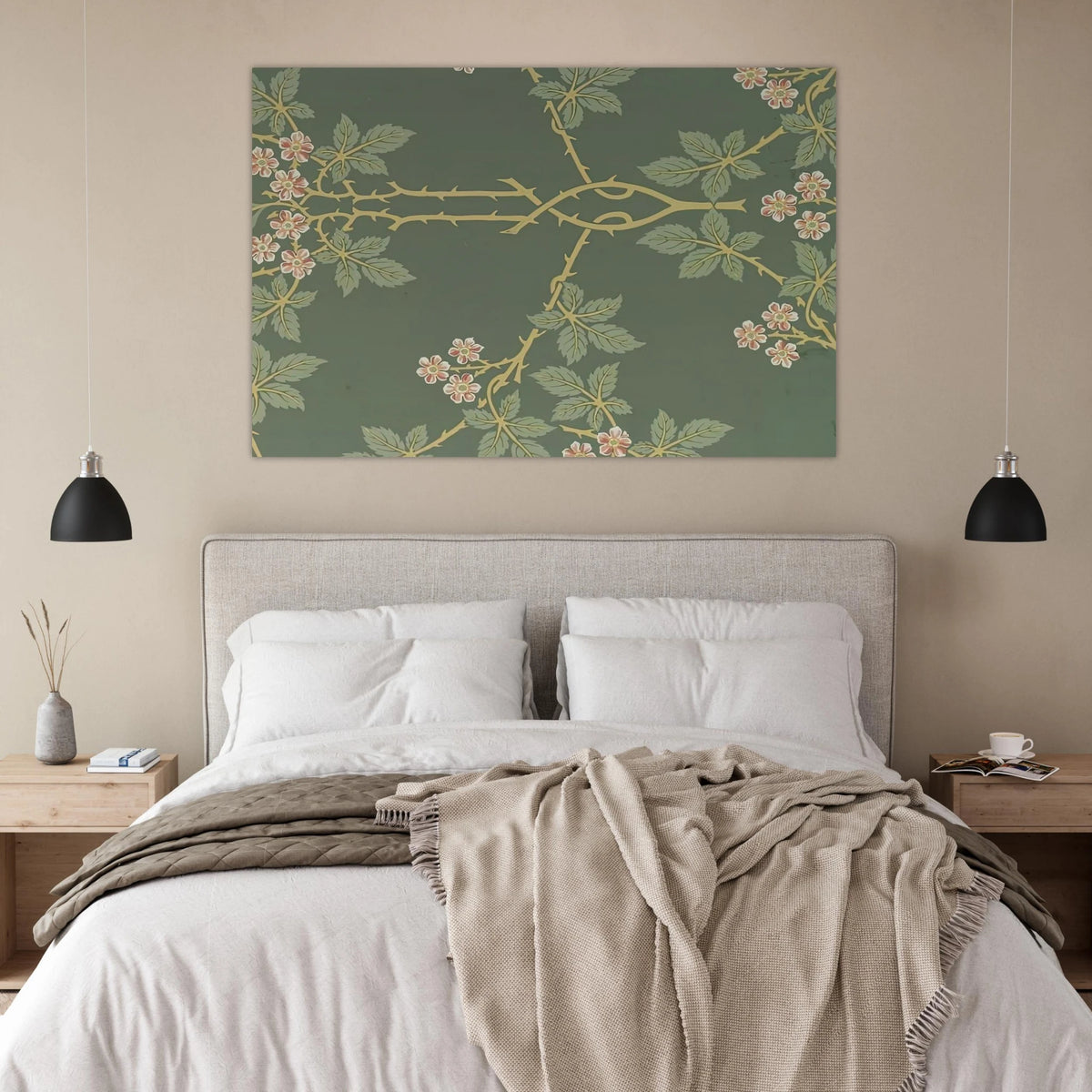 WALLPAPER BLACKBERRY PATTERN 388 1917 Poster | William Morris Poster | William Morris Print