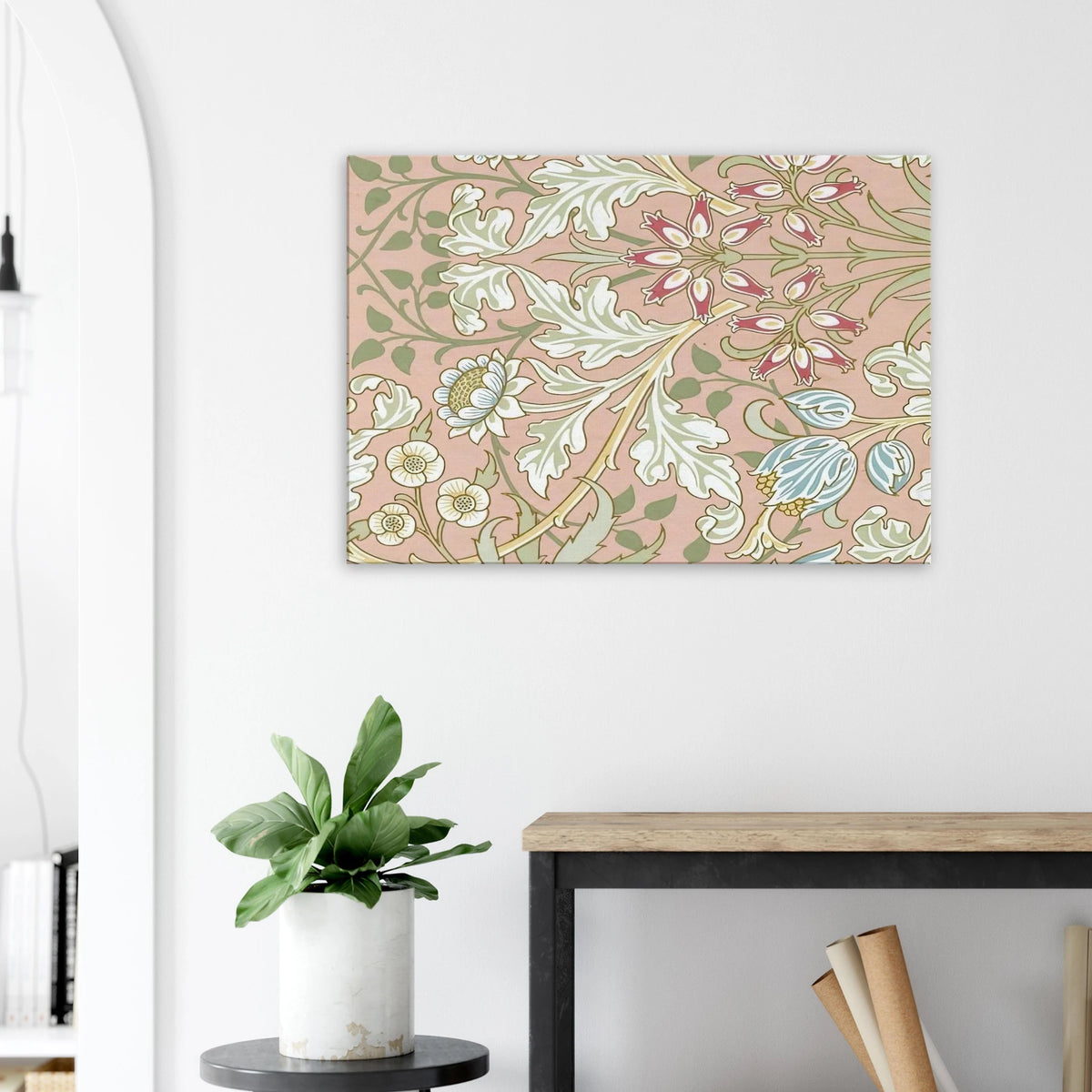 WALLPAPER HYACINTH PATTERN 480 1917 Canvas | William Morris Canvas | William Morris Print