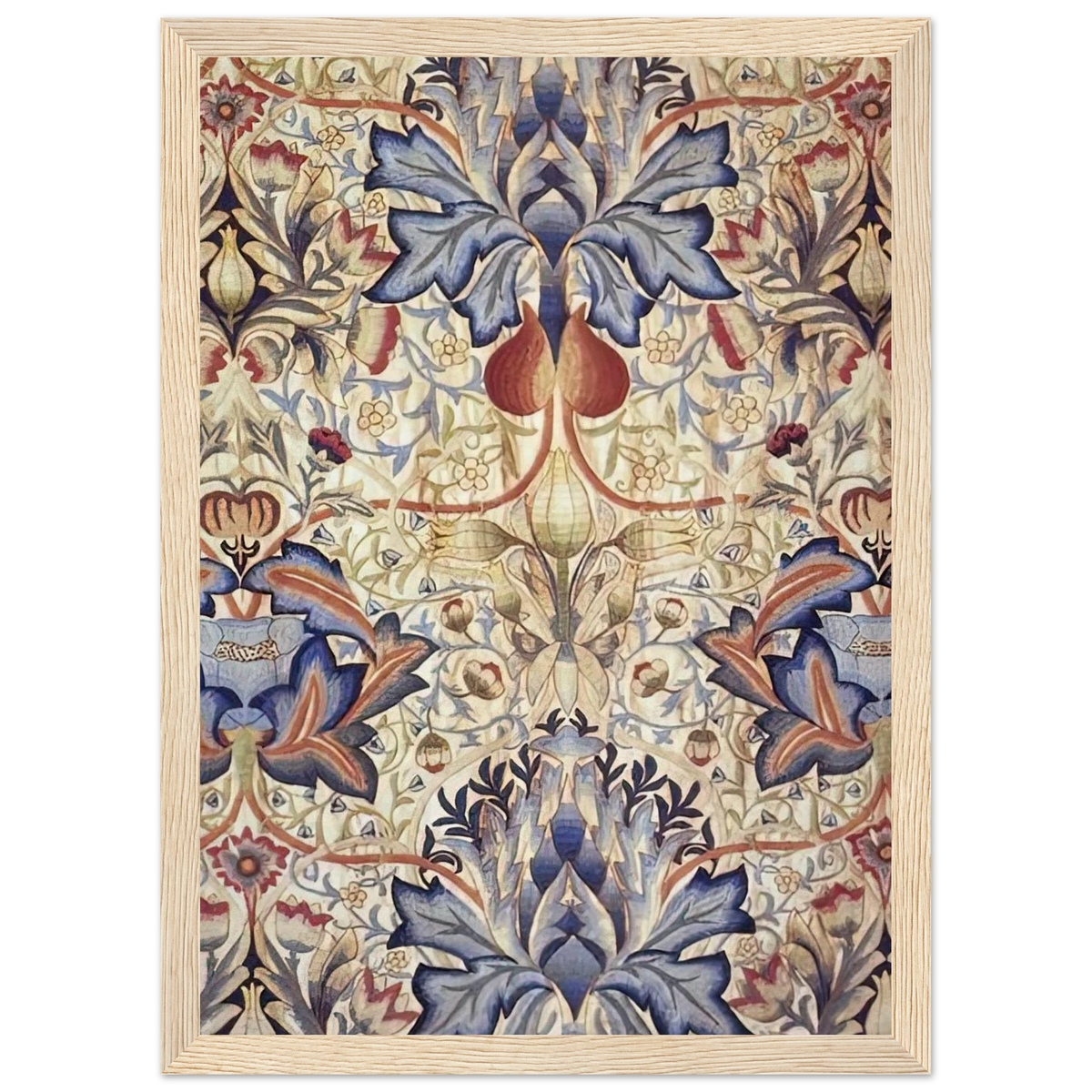 ACANTHUS EMBROIDERED PANEL 1890 Framed Poster | William Morris Framed Prints Wall Art | William Morris Print