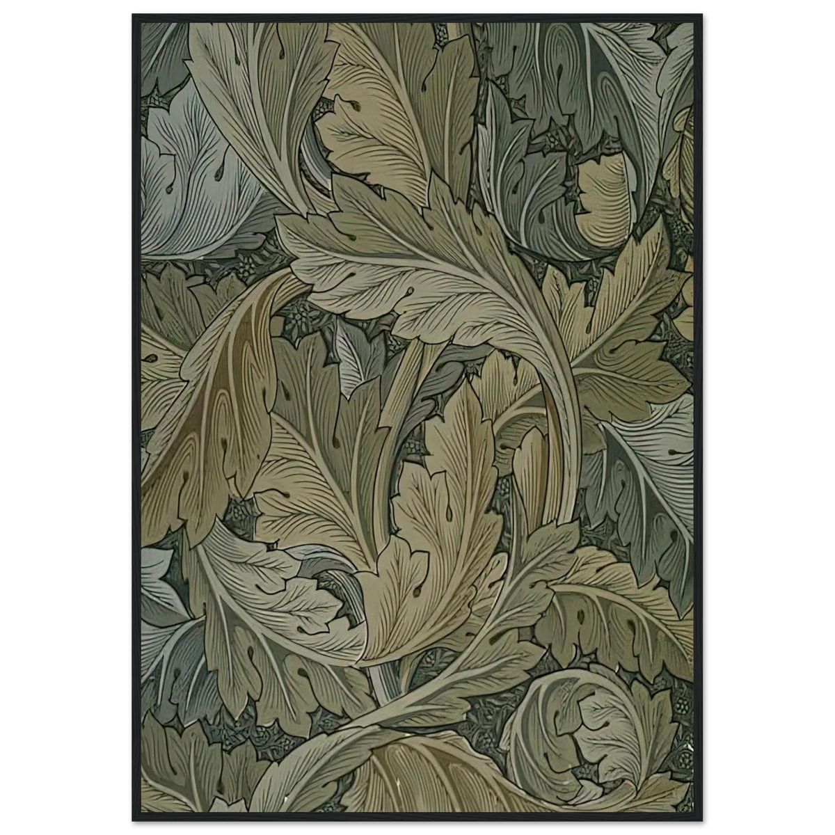 ACANTHUS WALLPAPER 1875 Framed Poster | William Morris Framed Prints Wall Art | William Morris Print