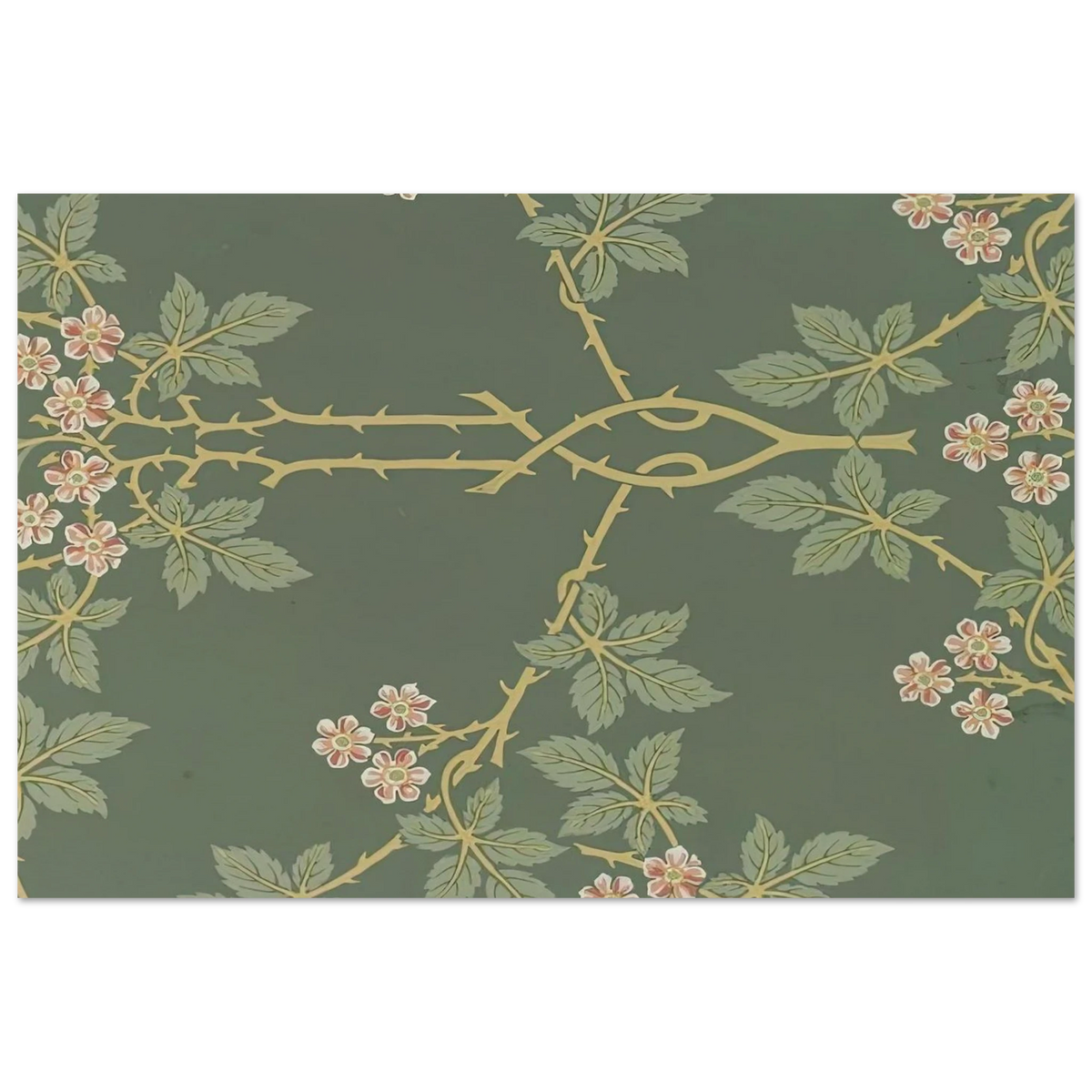 WALLPAPER BLACKBERRY PATTERN 388 1917 Poster | William Morris Poster | William Morris Print