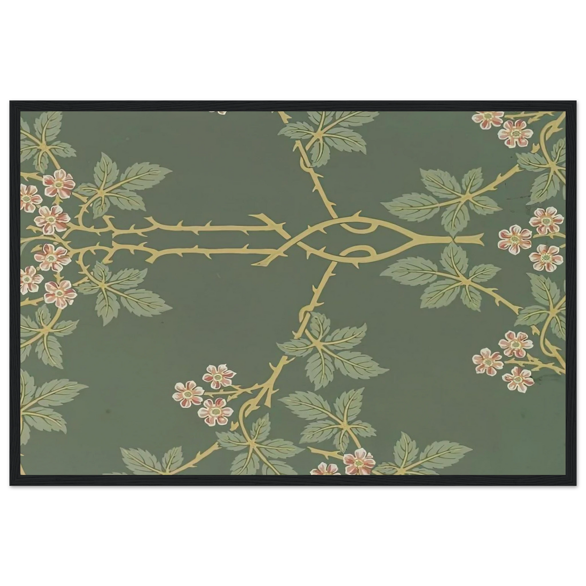 WALLPAPER BLACKBERRY PATTERN 388 1917 Framed Poster | William Morris Framed Prints Wall Art | William Morris Print