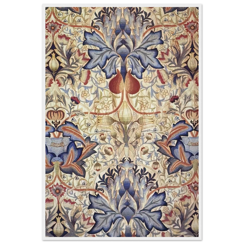 ACANTHUS EMBROIDERED PANEL 1890 Framed Poster | William Morris Framed Prints Wall Art | William Morris Print